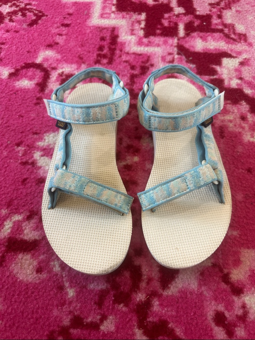 Teva Light Blue Adjustable Strap Sandals